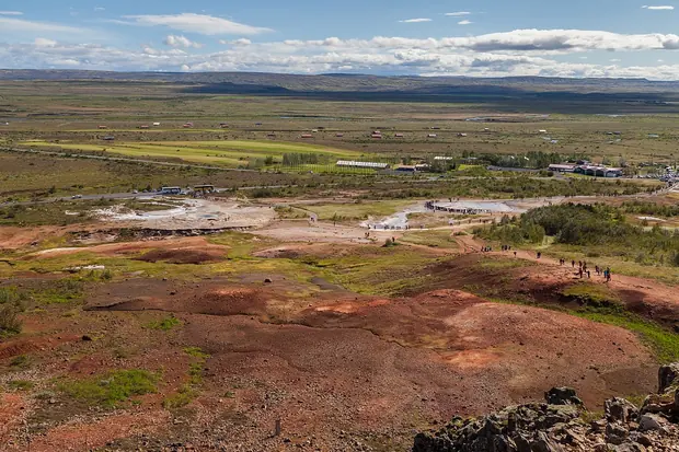 Geysir, Four stops, one of them lunch