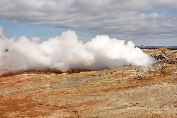 Gunnuhver, Reykjanes, then straight to Vík