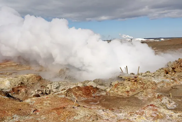 Gunnuhver, Reykjanes, then straight to Vík