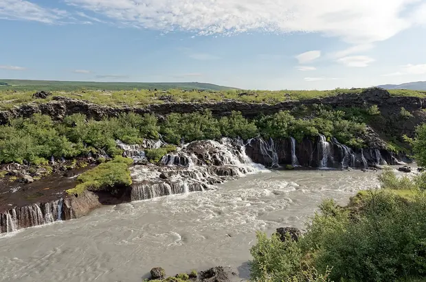 Hraunfossar, Borgarfjörður