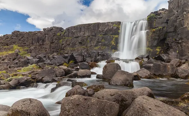 Öxarárfoss, Þingvellir, Four stops, one of them lunch